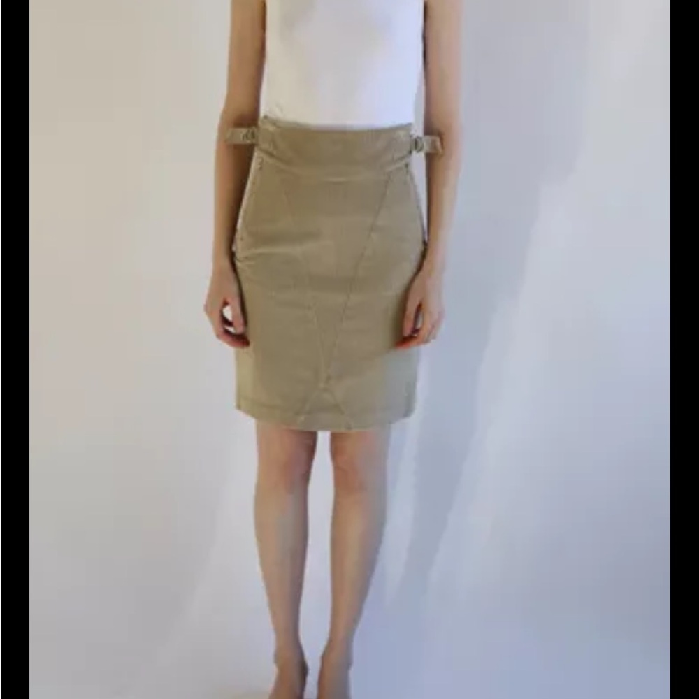 Maryam Nassir Zadeh corduroy midi skirt
